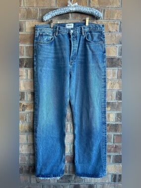 AGOLDE Fran Low Slung Easy Straight Jeans Boyfriend Denim Size 31